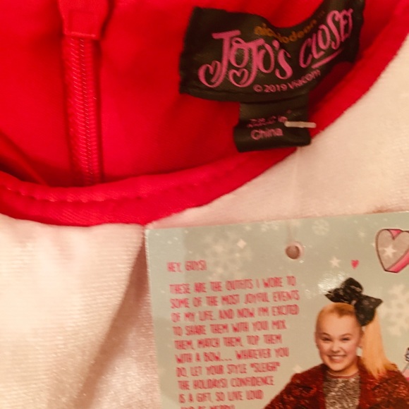 GORGEOUS NWT JOJO SIWA all sequin Christmas dress - Picture 3 of 5